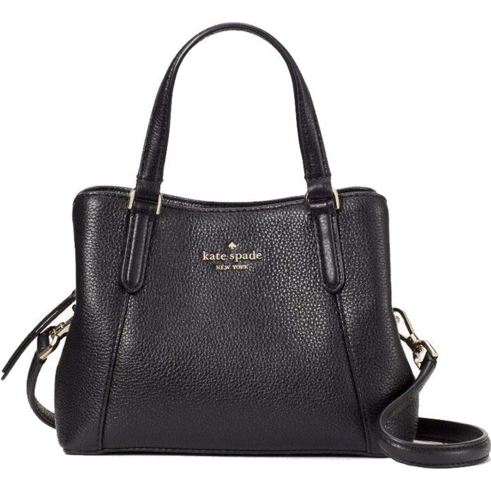 Kate Spade Black Leather Tote Bag